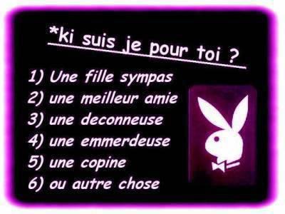 Qui je suis pour toi ?